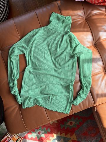 Mesh turtleneck