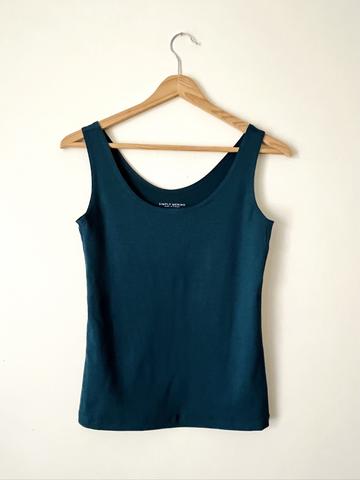 Merino Long Crop Tank