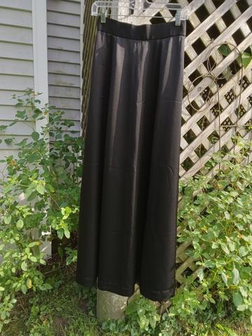 Black Floor Length Skirt