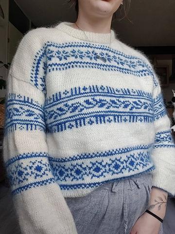 Porcelain sweater