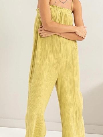 Billy cotton gauze jumpsuit