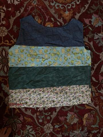 Self drafted stripe shirt