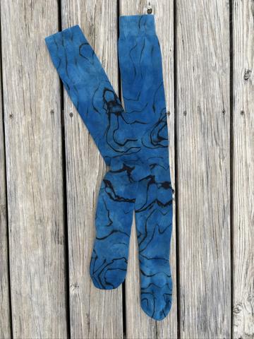 Ice Dyed Over the Knee Socks