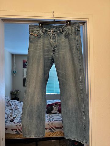 Button Fly Denim Jeans