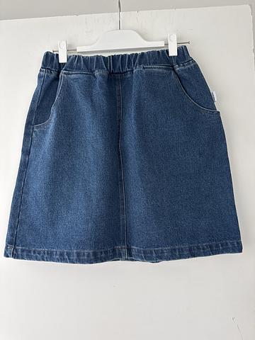 Denim mini skirt