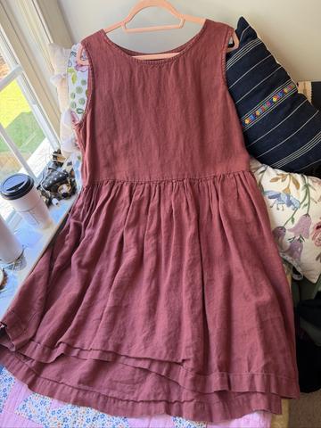Smock Midi Length Dress