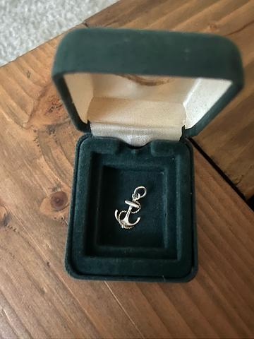 Two-Tone Anchor Charm