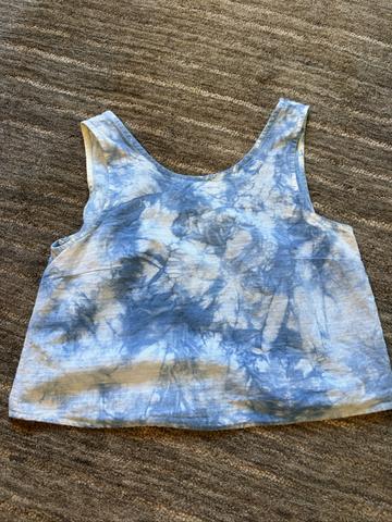 Blue Tie Dye Tank