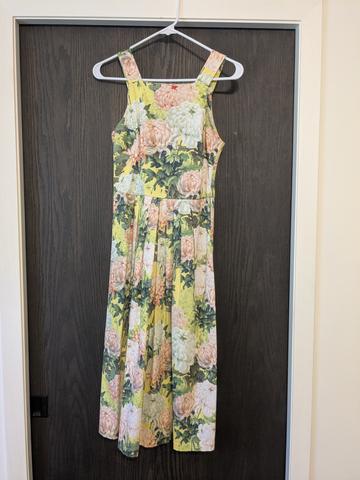 Colorful floral dress