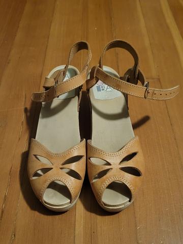 Peep Toe Strappy Clog