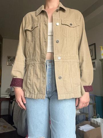 tan corduroy jacket