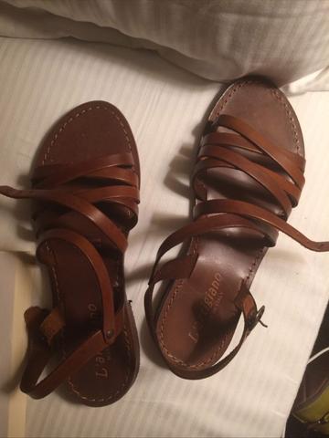 Italian leather sandals