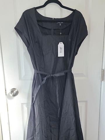 Jenna Stretch Poplin Flounce Dress