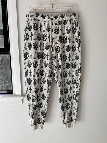 cactus print sweatpants