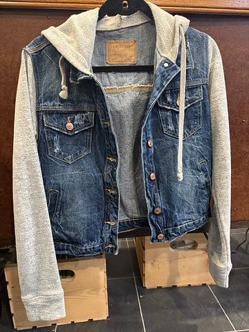 Hoodie jean jacket