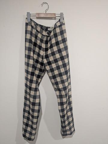 Wool Plaid Pant