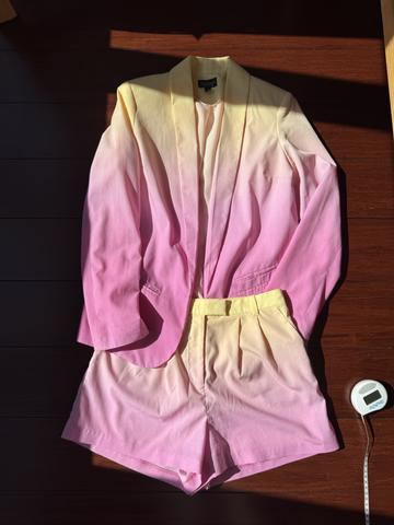 Ombré Shorts Suit