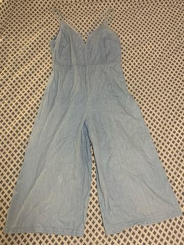 Blue jumpsuit