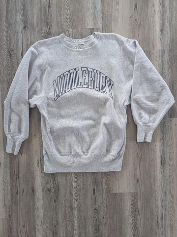 Reverse weave sweatshirt