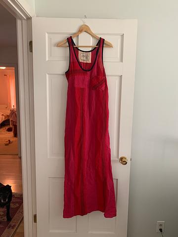 racerback dress in rugby