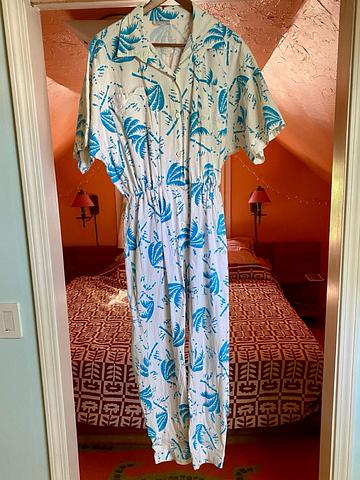 80s Palm Springs Jumpsuit 🌴