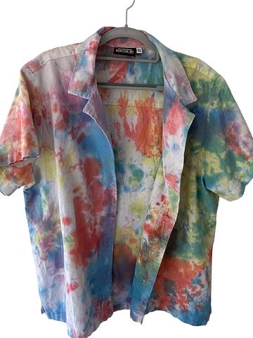 Tie dye Pantry Button-Up
