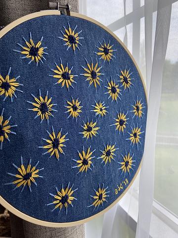 Daisy Hoop Embroidery