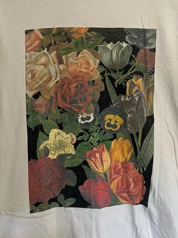 Floral graphic tee