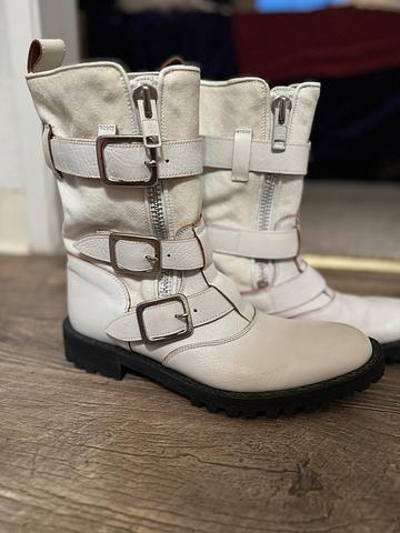 Limi Feu White Combat Boots