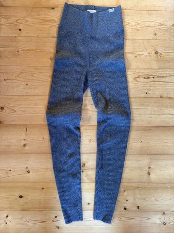 Wool/Cashmere Ribbed Leggings