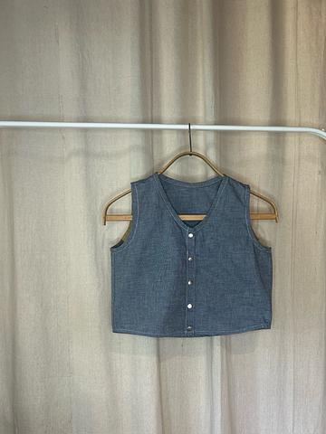 Cropped tank/vest