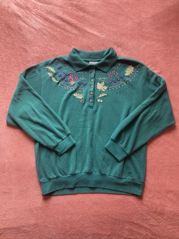 Embroidered sweatshirt