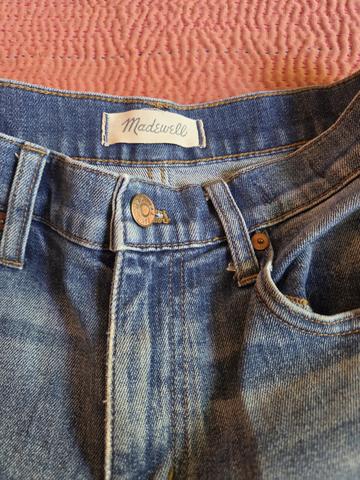 High-Rise Denim Shorts