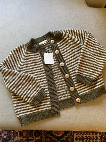 Striped Bomber - Olive