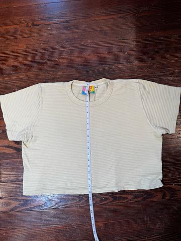 Honeycomb Crop Tee