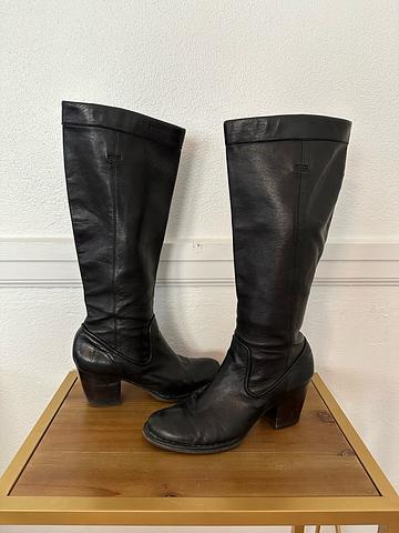 Frye Heeled Leather Boots