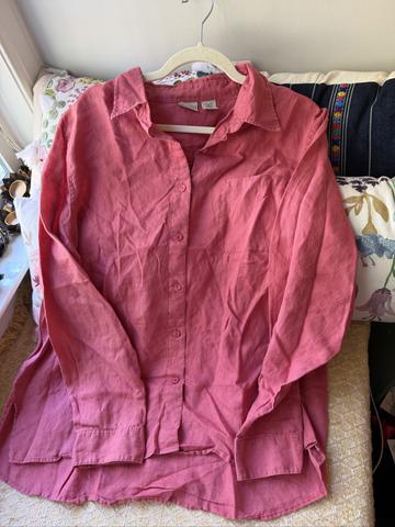 LL Bean Linen button down