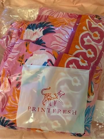 Maria Dress in Pelican Palms Print