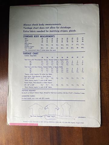 Uncut 70s top pattern