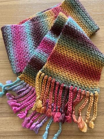 Crochet scarf