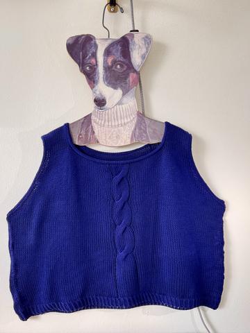 Cotton Cabled Jude Vest