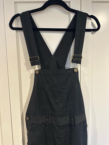 Black hemp overalls
