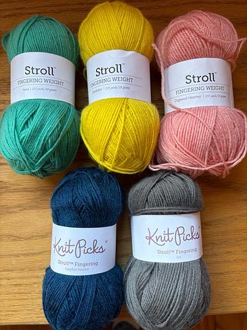 Fingering Weight Stroll Yarn