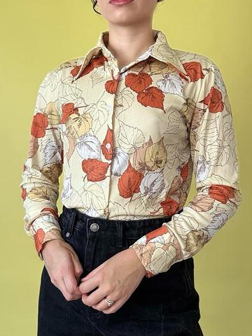 Autumn Leaf Button Up