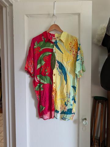 Mixed Pietra Boy Shirt - Hawaiian