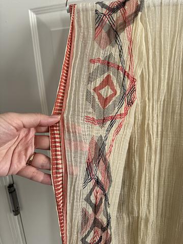 Embroidered Scarf