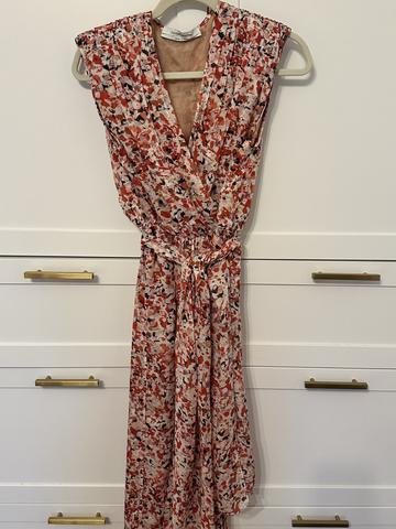 Patterned Silk Dress