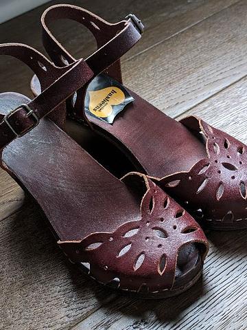 Swedish Hasbeens Flora Wedge Sandals