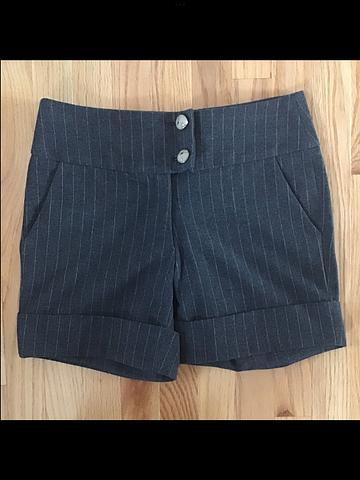 Vintage 00s Johnson Brand Wool Pinstriped Shorts (seen on Nicole Richie & Mischa Barton)