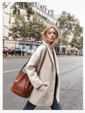 Paris Wool Bow Coat